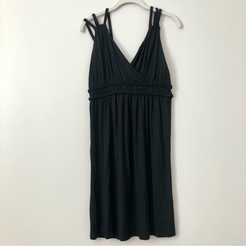 Design History Black V-Neck Sleeveless Summer Casual Dress Women’s Size M - Picture 2 of 9